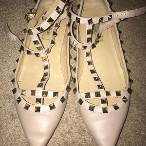 Valentino Rockstud Ballet Flats
